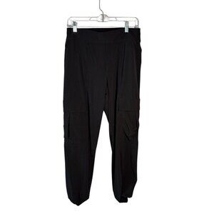 Athleta Chelsea Utility Jogger Womens Size 4 Black Elastic Waist Stretch Cargo P